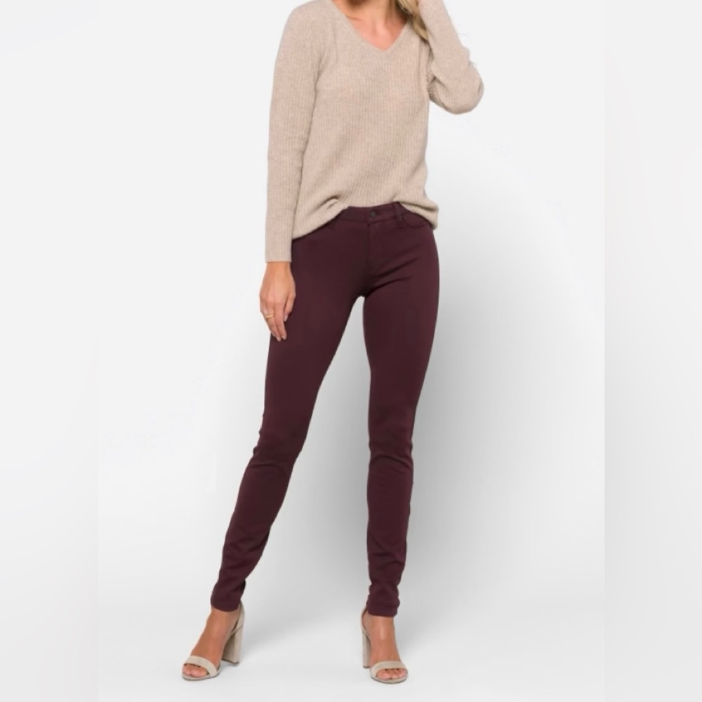 Liverpool Madonna Skinny Pants- Dark Purple